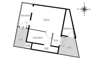 schema maison de ville 13006 Marseille